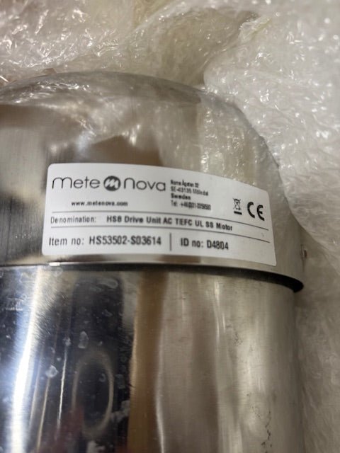 MeteNova Electric HS53502 - S03614 HS8 Drive TEFC UL STAINLESS STEEL MOTOR WITH 3"D MAGNETIC COUPLING. - Second Life - Equipment - collection_name