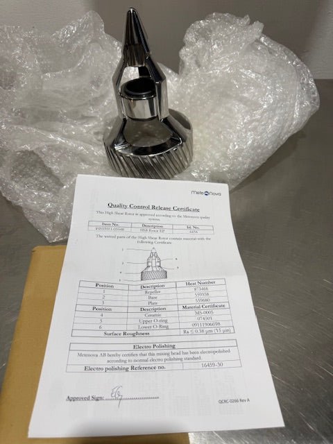 Metenova HS53511 - 03548 HS8 High - Shear Rotor Mixing Head with certificate in original box - Second Life - Equipment - collection_name