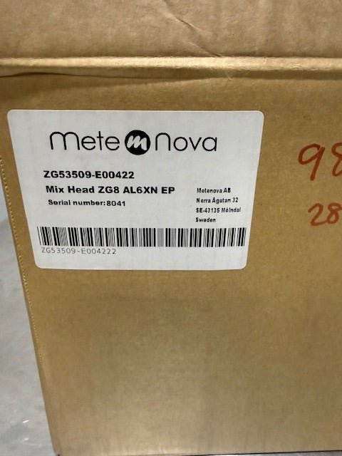 Metenova ZG53509 - E00422 Mix Head ZG8 AL6XN EP WITH CERTIFICATES AND NEW IN BOX - Second Life - Equipment - collection_name