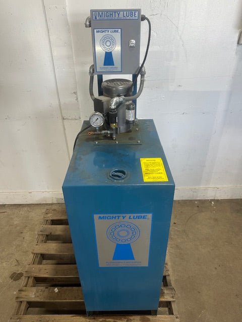 MIGHTY LUBE MODEL 7165F SYSTEMATIC LUBRICATION MACHINE WITH LUBECON CONTROLLER - Second Life - Equipment - collection_name