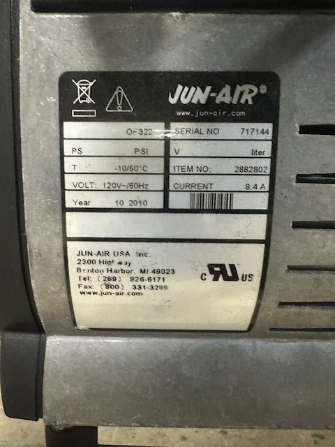 "N2U N2BC" HIGH VOLUME NITROGEN GENERATOR W/BUILT IN GAS BLENDER,3904 hrs - Second Life - Equipment - collection_name