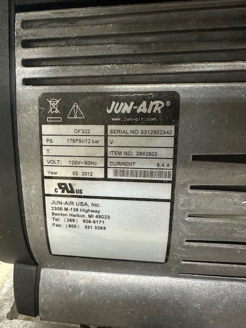 "N2U N2BC" HIGH VOLUME NITROGEN GENERATOR W/BUILT IN GAS BLENDER,7372 hrs - Second Life - Equipment - collection_name
