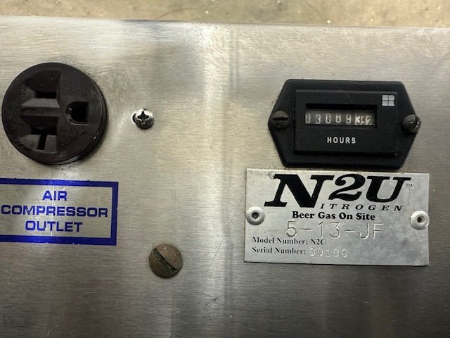 "N2U N2C" HIGH VOLUME NITROGEN GENERATOR W/BUILT IN GAS BLENDER, 3089hrs - Second Life - Equipment - collection_name