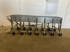 NESTAFLEX 226 SKATE WHEEL CONVEYOR 74"L x 27"H (COMPRESS) - 299"L x 46"H(EXPAND), 2"d steel wheels. - Second Life - Equipment - collection_name