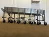 NESTAFLEX 226 SKATE WHEEL CONVEYOR 74"L x 27"H (COMPRESS) - 299"L x 46"H(EXPAND), 2"d steel wheels. - Second Life - Equipment - collection_name