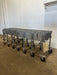 NESTAFLEX 226 SKATE WHEEL CONVEYOR 74"L x 27"H (COMPRESS) - 299"L x 46"H(EXPAND), 2"d steel wheels. - Second Life - Equipment - collection_name