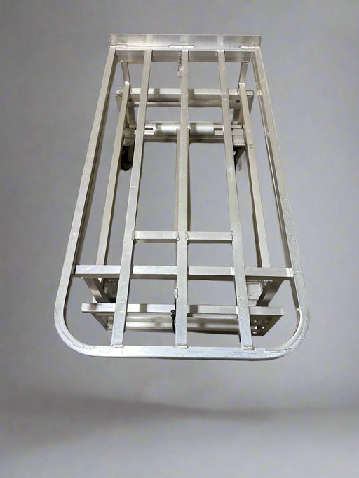 NEW AGE **LOT OF 6** HEAVY DUTY COMMERCIAL PRODUCE BAKERY ALUMINUM DISPLAY RACK ON CASTERS - FOLD ABLE - Bargains R Ours - #collection_name#