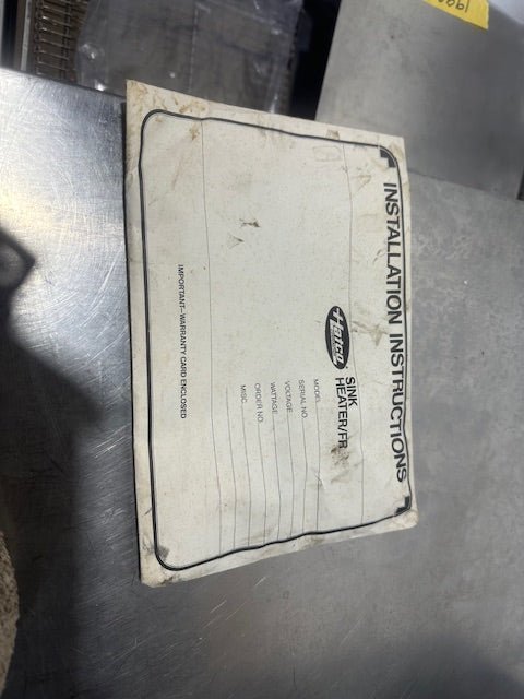 NEW HATCO 3CS - 3 120v 1ph WATER HEATER W/ INSTALLATION/OPERATING MANUAL AND PARTS - Second Life - Equipment - collection_name