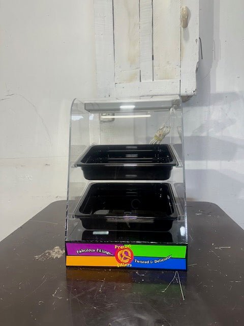 NEW IN BOX K&A ACRYLICS TWO TIERED LIGHTED COUNTERTOP DISPLAY - Second Life - Equipment - collection_name