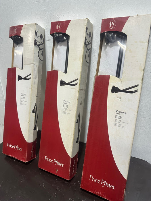 NEW LOT OF 3 PRICE PFISTER TREVISO BTB - D5YY 24" DOUBLE TOWEL BAR - Second Life - Equipment - collection_name