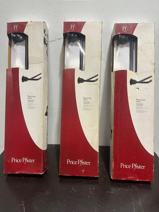 NEW LOT OF 3 PRICE PFISTER TREVISO BTB - D5YY 24" DOUBLE TOWEL BAR - Second Life - Equipment - collection_name