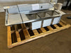 NEW OPEN BOX REGENCY 84"W x 30"D LEFT SIDE COMMERCIAL 3 COMPARTMENT SINK - Second Life-Equipment-collection_name