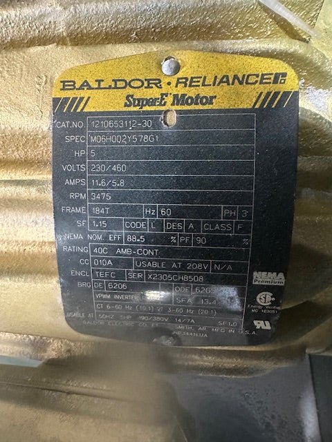 NEW YORK BLOWER ARR - 4 CENTRIFUGAL PRESSURE BLOWER FAN,5 HP, 2004 ALM, 2023 MODEL - Second Life - Equipment - collection_name
