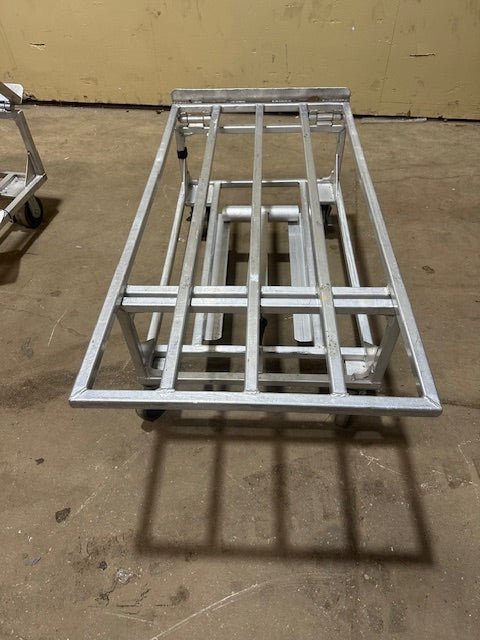 Rooling Produce Racks NEWAGE 5 ***LOT OF 6*** HEAVY DUTY ALUMINUM ROLLING PRODUCE MERCHANDIS ...