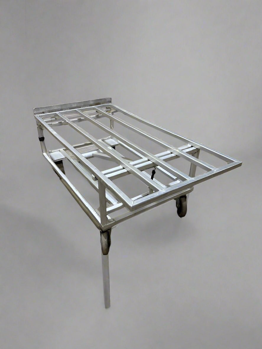 Rooling Produce Racks NEWAGE 5 ***LOT OF 6*** HEAVY DUTY ALUMINUM ROLLING PRODUCE MERCHANDIS ...