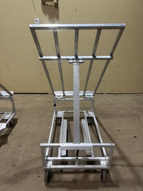 Rooling Produce Racks NEWAGE 5 ***LOT OF 6*** HEAVY DUTY ALUMINUM ROLLING PRODUCE MERCHANDIS ...