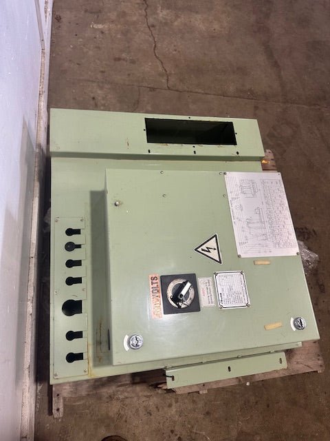 OKUMA MACHINERY WORKS HIGH VOLTAGE INDUSTRIAL ELECTRICAL CONTROL PANEL - Second Life - Equipment - collection_name