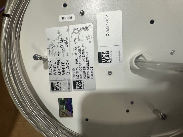 One "LucePlan Model D79/120C" Silenzio Pendant Lamp w/ Model D79R/10 LED inner bulb - Second Life - Equipment - collection_name