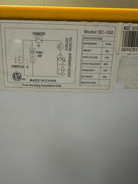 OPEN ISLAND REFRIGERATED MERCHANDISER MODEL NUMBER SC100 - Bargains R Ours - #collection_name#