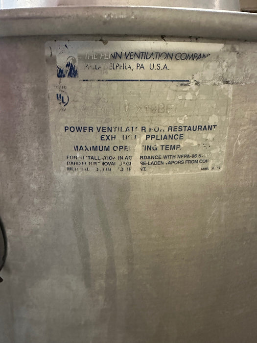 "PENN VENTILATION" H.D COMMERCIAL ROOFTOP EXHAUST/UPBLAST FAN - Bargains R Ours - #collection_name#