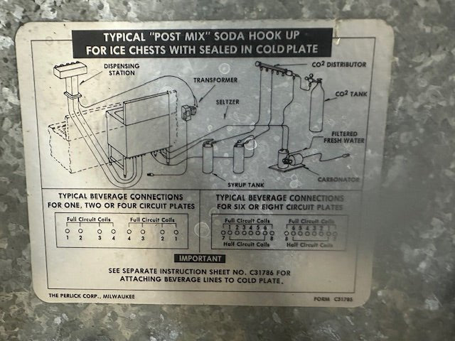 "PERLICK TS30CH8"H - DUTY COMMERCIAL STAINLESS STEEL DROP IN ICE BIN 26"W x 14"D - Second Life - Equipment - collection_name