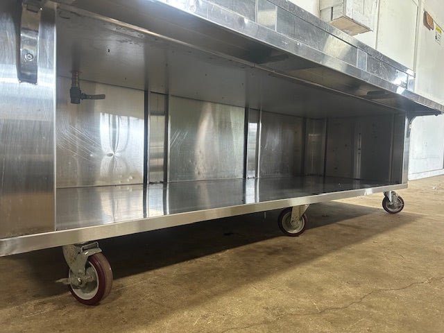 "PIPER PRODUCTS 6HF" COMMERCIAL 6 WELL FULL SERVICE HOT FOOD SERVING TABLE, 1PH - Second Life - Equipment - collection_name