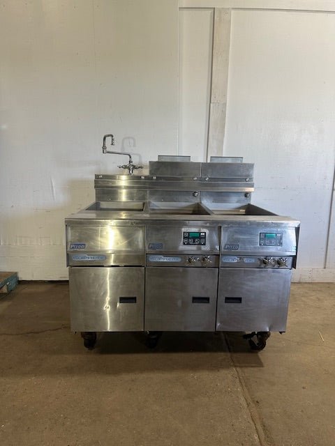 PITCO SSPG14 NAT GAS SOLSTICE SUPREME PASTA COOKER W/2 COOK BAYS + RINSE STATION - Second Life - Equipment - collection_name