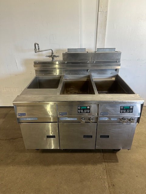 PITCO SSPG14 NAT GAS SOLSTICE SUPREME PASTA COOKER W/2 COOK BAYS + RINSE STATION - Second Life - Equipment - collection_name