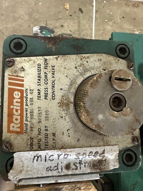 "RACINE" Variable speed Hydraulic Power Unit,230/460v 3ph - Second Life-Equipment-collection_name