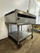 "RADIANCE "N GAS 36"W 6 BURNER HOTPLATE ON ROLLING TABLE STAND,37"H x 30 1/8"D - Second Life - Equipment - collection_name