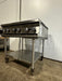 "RADIANCE "N GAS 36"W 6 BURNER HOTPLATE ON ROLLING TABLE STAND,37"H x 30 1/8"D - Second Life - Equipment - collection_name