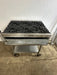 "RADIANCE "N GAS 36"W 6 BURNER HOTPLATE ON ROLLING TABLE STAND,37"H x 30 1/8"D - Second Life - Equipment - collection_name