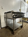 "RADIANCE "N GAS 36"W 6 BURNER HOTPLATE ON ROLLING TABLE STAND,37"H x 30 1/8"D - Second Life - Equipment - collection_name