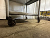"RADIANCE "N GAS 36"W 6 BURNER HOTPLATE ON ROLLING TABLE STAND,37"H x 30 1/8"D - Second Life - Equipment - collection_name