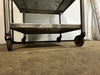 "RADIANCE "N GAS 36"W 6 BURNER HOTPLATE ON ROLLING TABLE STAND,37"H x 30 1/8"D - Second Life - Equipment - collection_name