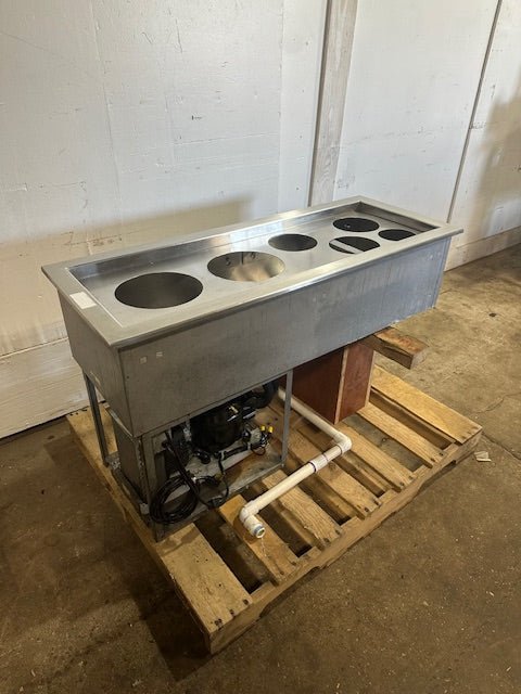 "RANDELL 9946SCN" 4 half size Pan Drop - In Refrigerated Cold Food Well, 115V, 1PH - Second Life - Equipment - collection_name