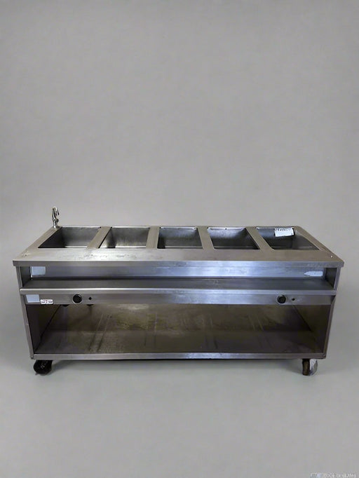 "RANDELL" ELECTRIC HEATED 5 HOT WELLS SERVING KITCHEN LINE STEAM TABLE - Bargains R Ours - #collection_name#