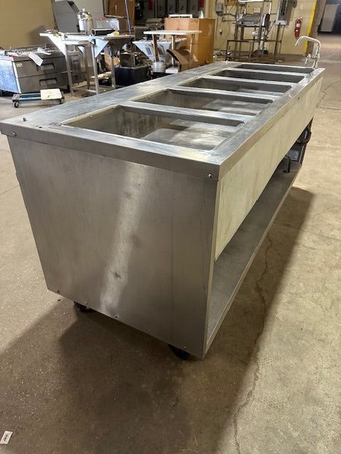 "RANDELL" ELECTRIC HEATED 5 HOT WELLS SERVING KITCHEN LINE STEAM TABLE - Bargains R Ours - #collection_name#