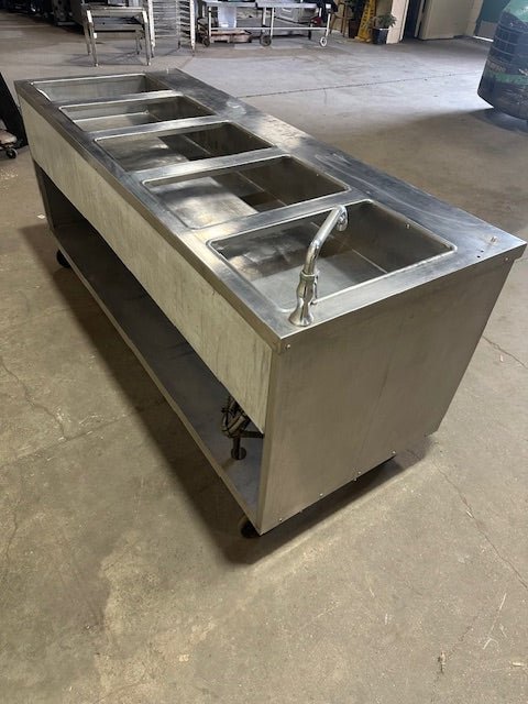 "RANDELL" ELECTRIC HEATED 5 HOT WELLS SERVING KITCHEN LINE STEAM TABLE - Bargains R Ours - #collection_name#