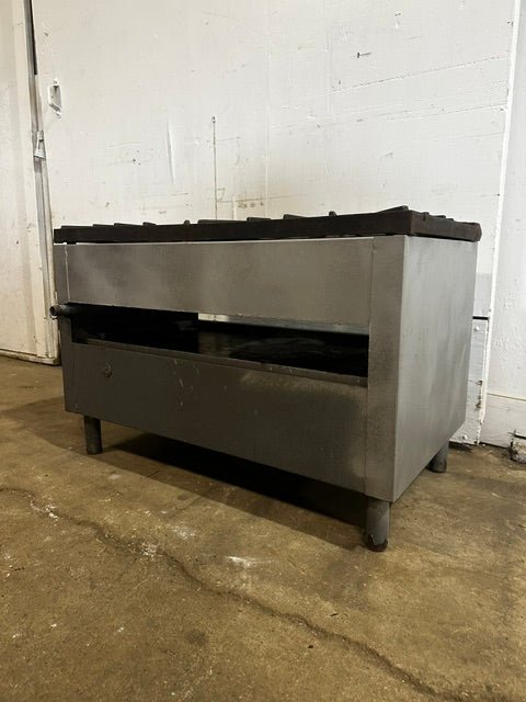 "RANKIN-DELUX SSPR-220"COMMERCIAL NAT GAS 2 BURNER STOVE WITH GREASE CATCHER PAN - Second Life-Equipment-collection_name