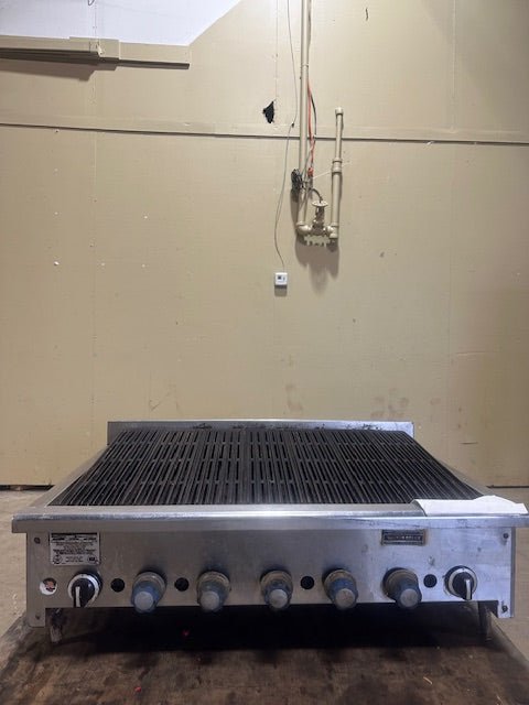 RANKIN DELUXE NATURAL GAS 7 BURNER RADIANT CHAR BROILER MODEL TB - 841 - Bargains R Ours - #collection_name#