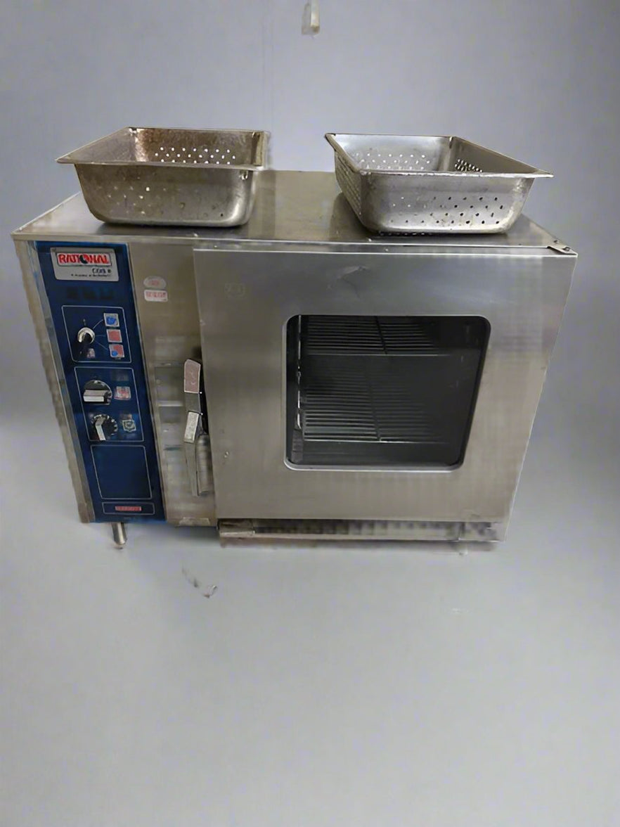 RATIONAL COS-6 COMBI OVEN/STEAMER WITH 2 RACKS AND 2 PANS — Second Life ...
