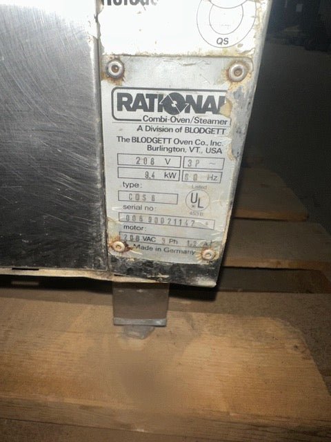 RATIONAL COMBINATION OVEN/STEAMER WITH 2 RACKS AND 2 PANS MODEL COS - 6 - Bargains R Ours - #collection_name#