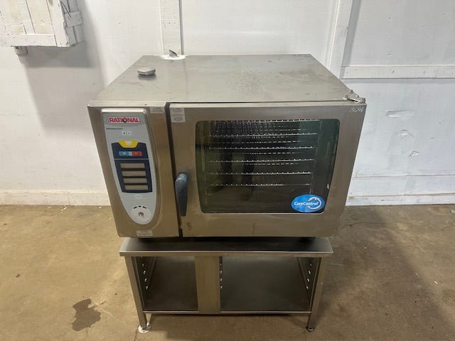 "RATIONAL SCC 62"H.D COMMERCIAL ELECTRIC COMBI - OVEN/STEAMER WITH STAND 480V,3PH - Second Life - Equipment - collection_name