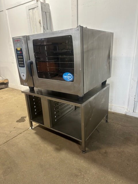 "RATIONAL SCC 62"H.D COMMERCIAL ELECTRIC COMBI - OVEN/STEAMER WITH STAND 480V,3PH - Second Life - Equipment - collection_name