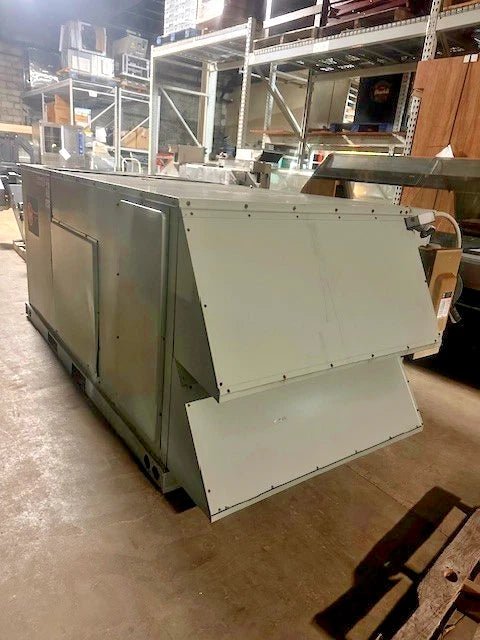 RHEEM AIR CONDITIONING RKKB - A120CM22E HEATING/COOLING 3ph/ N - GAS MAKE UP AIR UNIT - Second Life - Equipment - collection_name