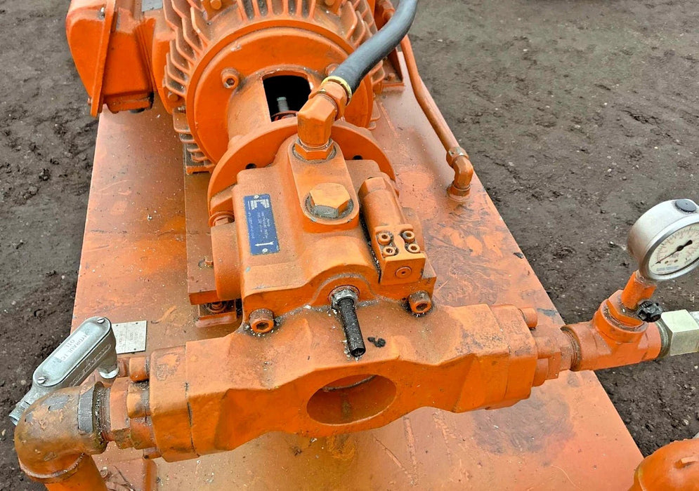 RHM Fluid Power 15hp Hydraulic Power Unit, 60 Gallon Capacity, 1200 PSI at 20 GPM, Pump HPV20B - Second Life - Equipment - collection_name