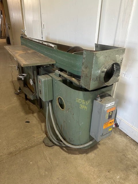 RODGERS MODEL: 45 - 50 INDUSTRIAL 208v 3ph EDGE SANDER w/EXTRA BELTS - Second Life - Equipment - collection_name