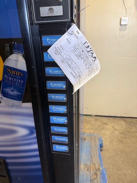 ROYAL VENDERS SAMS CLUB VENDING MACHINE WATER BOTTLE DISPENSER 10 BUTTON SELECT CHOICE CHANGE ONLY - Bargains R Ours - #collection_name#