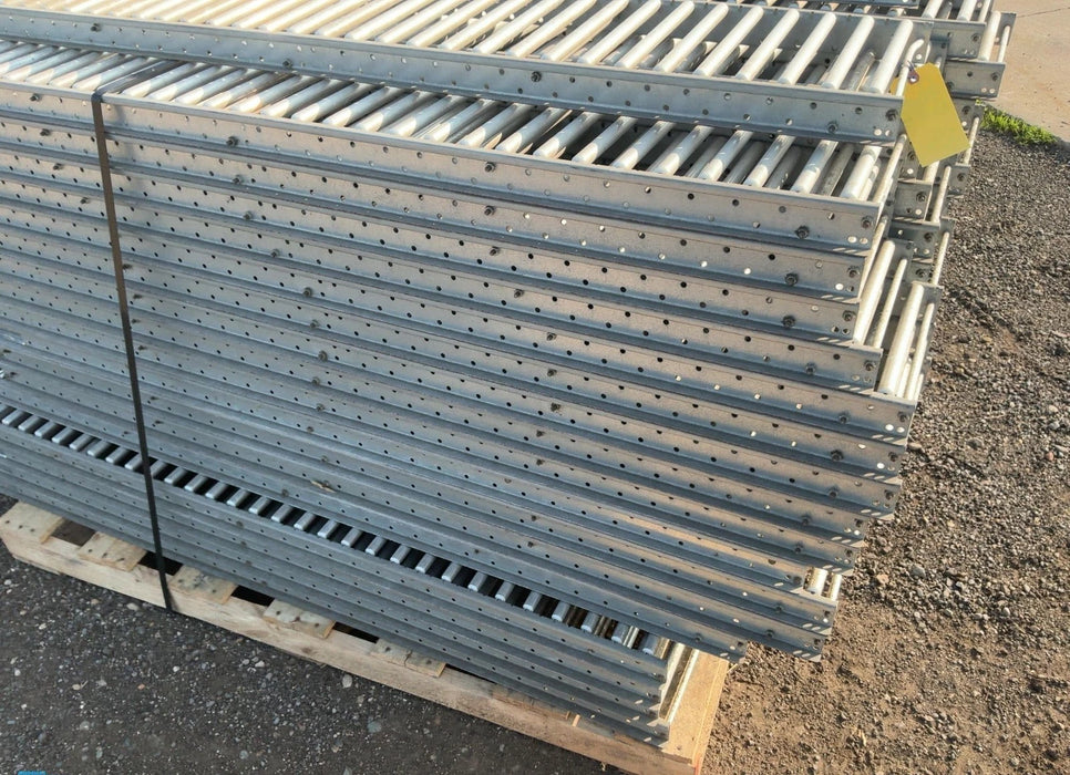 LOT OF (66) Unex Span Track Carton Flow Rollers, 66-1/2" long x 12-1/2" wide